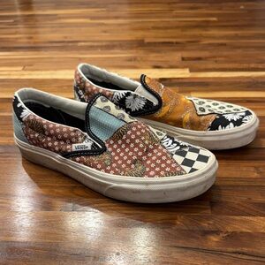 Vans Multicolor Patchwork Slip-Ons